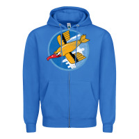 True Royal Ww2 91St Bomb Squadron Flying Fortress Soaring Bird Patch Zipper Hoodie - FloraArt