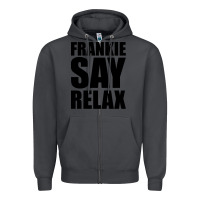 Smoke Frankie Say Relax Essential Zipper Hoodie - FloraArt