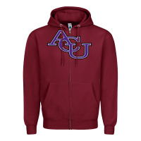Burgundy ACU ABILENE CHRISTIAN UNIVERSITY Zipper Hoodie - FloraArt