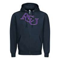 Navy ACU ABILENE CHRISTIAN UNIVERSITY Zipper Hoodie - FloraArt