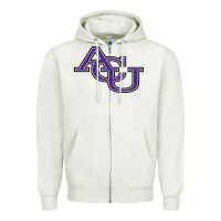 Oatmeal Heather ACU ABILENE CHRISTIAN UNIVERSITY Zipper Hoodie - FloraArt