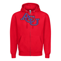 Red ACU ABILENE CHRISTIAN UNIVERSITY Zipper Hoodie - FloraArt