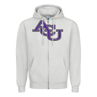 Dove Grey ACU ABILENE CHRISTIAN UNIVERSITY Zipper Hoodie - FloraArt