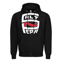 Black salt n pepa Zipper Hoodie - FloraArt