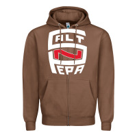 Chestnut salt n pepa Zipper Hoodie - FloraArt