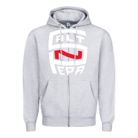 Heather Grey salt n pepa Zipper Hoodie - FloraArt