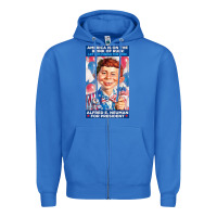 True Royal alfred e. neuman for president Zipper Hoodie - FloraArt