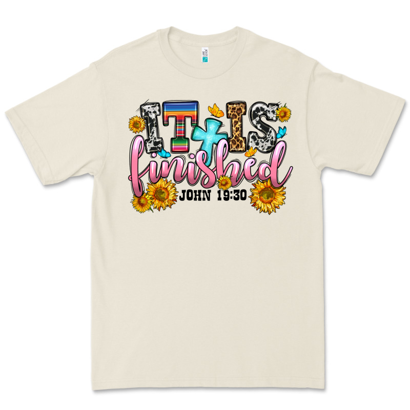 It Is Finished John 19 30 Premium Tee by OliviaCreatesArt | Teevron