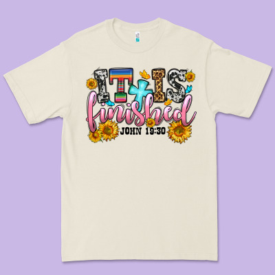 It Is Finished John 19 30 Premium Tee Designed By Oliviacreatesart