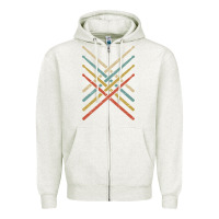 Oatmeal Heather retro vintage drummer tshirt 70s 80s distressed drum sticks long sleev Zipper Hoodie - FloraArt