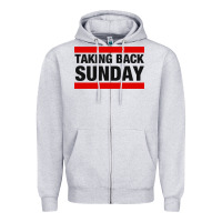 Heather Grey TAKING BACK SUNDAY Zipper Hoodie - FloraArt