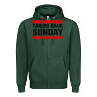 Sports Green TAKING BACK SUNDAY Zipper Hoodie - FloraArt