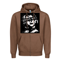 Chestnut Vintage Bikini Kill Women Classic Zipper Hoodie - FloraArt