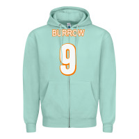 Seafoam Burrow Jersey Zipper Hoodie - FloraArt
