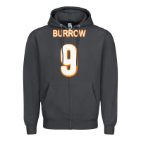 Smoke Burrow Jersey Zipper Hoodie - FloraArt