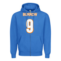 True Royal Burrow Jersey Zipper Hoodie - FloraArt