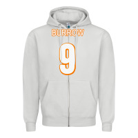 Dove Grey Burrow Jersey Zipper Hoodie - FloraArt