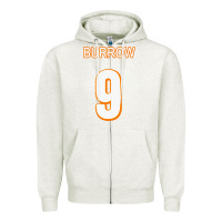 Oatmeal Heather Burrow Jersey Zipper Hoodie - FloraArt