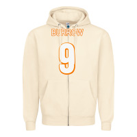 Sandshell Burrow Jersey Zipper Hoodie - FloraArt