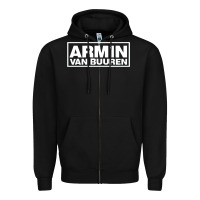 Black armin van buuren Zipper Hoodie - FloraArt