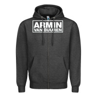 Charcoal Heather armin van buuren Zipper Hoodie - FloraArt