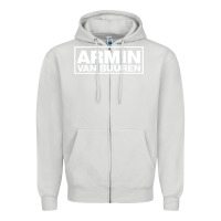 Dove Grey armin van buuren Zipper Hoodie - FloraArt