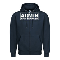 Navy armin van buuren Zipper Hoodie - FloraArt