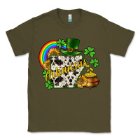 Army Green Arkansas map St. Patrick's Classic Tee - CowGirlArtShop