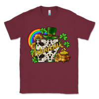 Burgundy Arkansas map St. Patrick's Classic Tee - CowGirlArtShop
