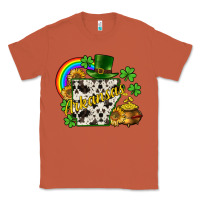 Copper Arkansas map St. Patrick's Classic Tee - CowGirlArtShop