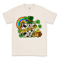 Natural Arkansas map St. Patrick's Classic Tee - CowGirlArtShop
