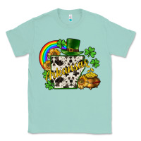 Seafoam Arkansas map St. Patrick's Classic Tee - CowGirlArtShop