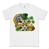 White Arkansas map St. Patrick's Classic Tee - CowGirlArtShop