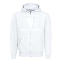 White wounded warrior Zipper Hoodie - FloraArt