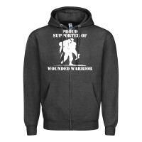 Wounded Warrior Zipper Hoodie | Teevron