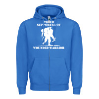 True Royal wounded warrior Zipper Hoodie - FloraArt
