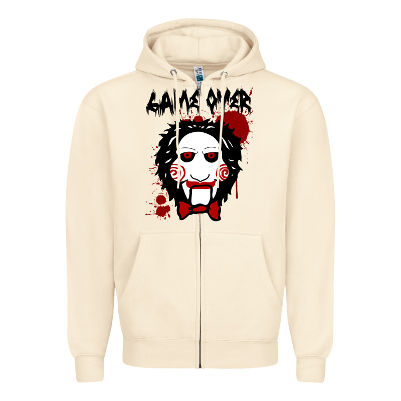 Billy Puppet Saw Jigsaw Inspired Zipper Hoodie by FloraArt | Teevron