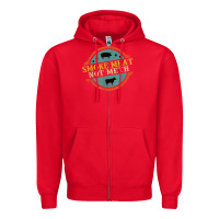 Red smoke meat not meth funny bbq grill lover meat lover retro Zipper Hoodie - FloraArt