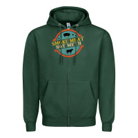Sports Green smoke meat not meth funny bbq grill lover meat lover retro Zipper Hoodie - FloraArt