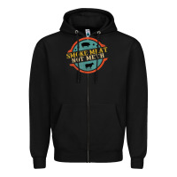 Black smoke meat not meth funny bbq grill lover meat lover retro Zipper Hoodie - FloraArt
