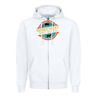 Smoke Meat Not Meth Funny Bbq Grill Lover Meat Lover Retro Zipper Hoodie | Teevron