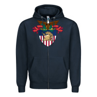 Navy United States, Military Academy Zipper Hoodie - FloraArt