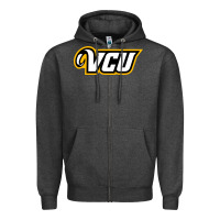 Charcoal Heather vcu gifts Zipper Hoodie - FloraArt
