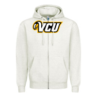 Oatmeal Heather vcu gifts Zipper Hoodie - FloraArt