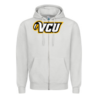 Dove Grey vcu gifts Zipper Hoodie - FloraArt