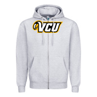 Heather Grey vcu gifts Zipper Hoodie - FloraArt