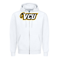 White vcu gifts Zipper Hoodie - FloraArt