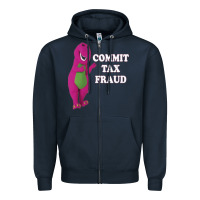 Navy commit tax fraud essential Zipper Hoodie - FloraArt