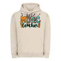 Pigment French Oak music teacher Urban Hoodie - RanaPortraitStore