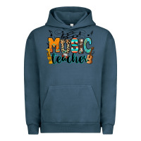 Pigment Midnight Navy music teacher Urban Hoodie - RanaPortraitStore